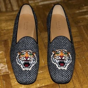 COPY - Gucci Herringbone Tiger Head Men's Loafer